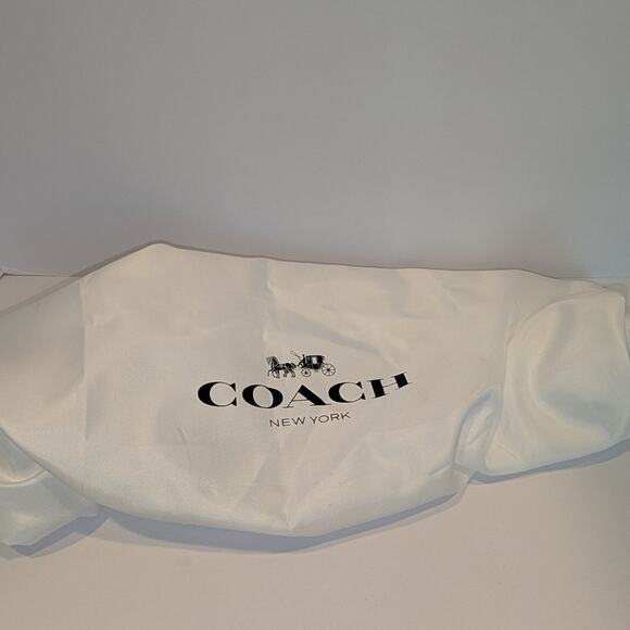 Coach Retail C0692 Willow Pebble Leather Tote In Colorblock Shoulder Bag Pewter - Picture 9 of 9